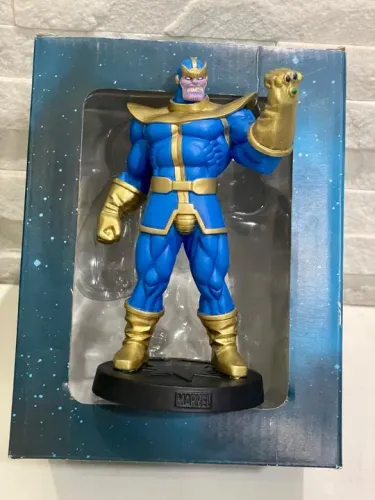 Thanos Miniatura Marvel Eaglemoss Feito de Resina Metálica - Original