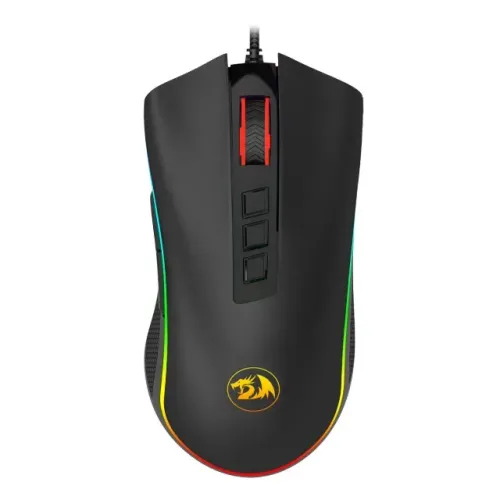 Mouse Gamer Redragon Cobra Black V2 M711 V2 12.400DPI 8 Botões Programáveis - WZetta