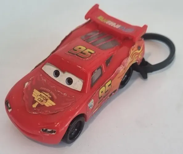 Miniatura Disney Pixar Cars Relampago Mcqueen Piston Cup - Esc. 1.55 - 7,5cm