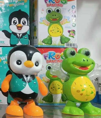 Brinquedos Educativos - Pinguim e Sapo - NOVOS!!