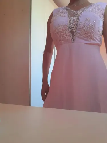 Vestido Social Rosa bebe