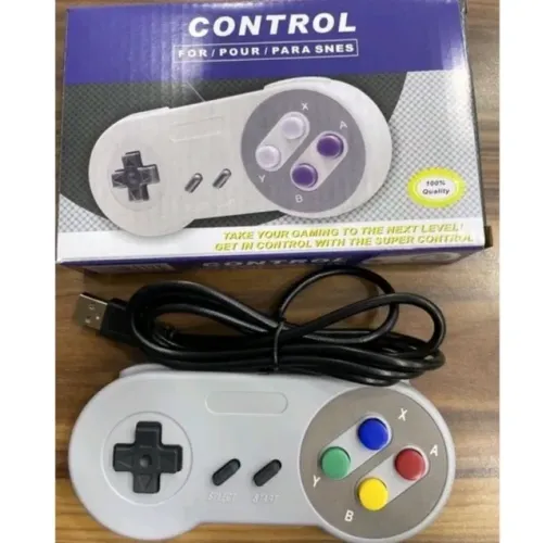 2 Joystick Controle USB SNES para PC Mac Linux Raspberry
