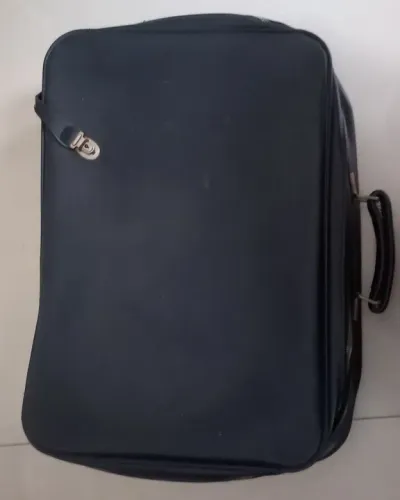 Mala de viagem vintage Azul marinho Primicia