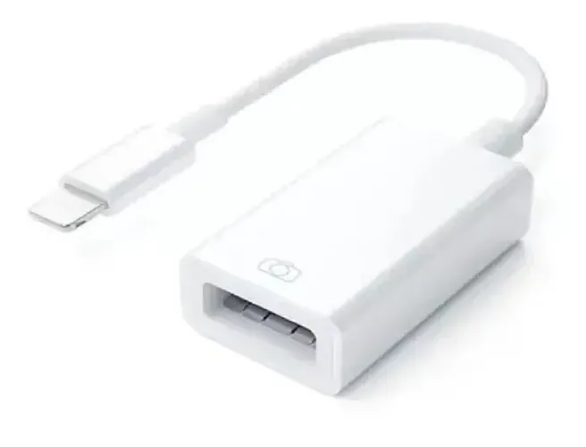 Cabo Otg Usb Compatível iPhone iPad Pendrive Teclado