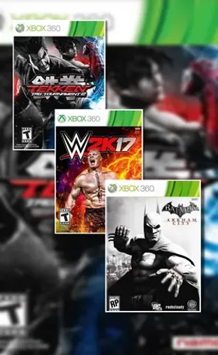 Combo de 3 jogos Xbox 360