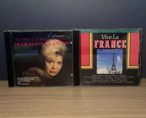 Cd: Vive La France + Jacqueline François - Raro Colecionador