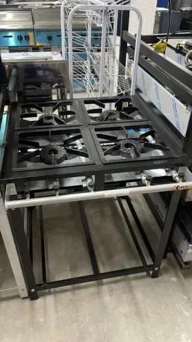 Fogão Alta pressão 4 bocas 30x30 epóxi - Innal