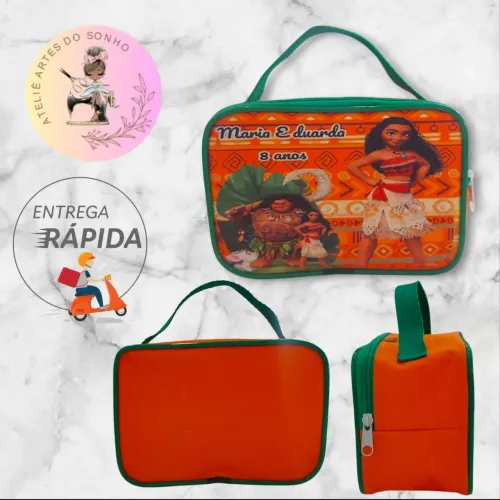Bolsinha Necessaire Moana - Personalizada qualquer TEMA
