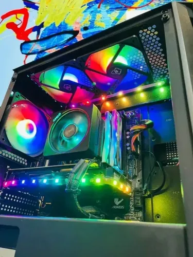 Pc Gamer Ryzen 5 5500 Rx 580 16 gb Ram 1 ano de garantia