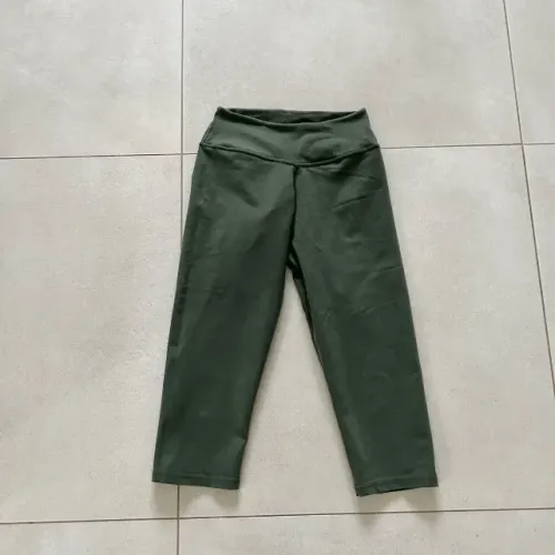 calça leggings de academia dits verde