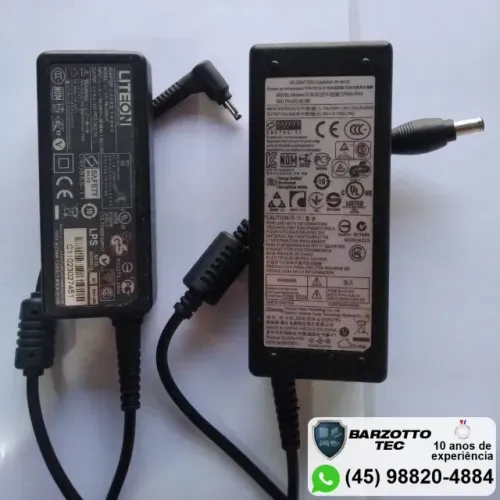 Fonte notebook Samsung com garantia de loja (carregador)