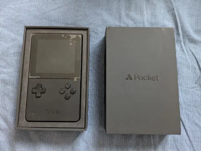 Portátil Retrô Analogue Pocket Preto Original! Game Boy e Muito Mais! Imperdível!