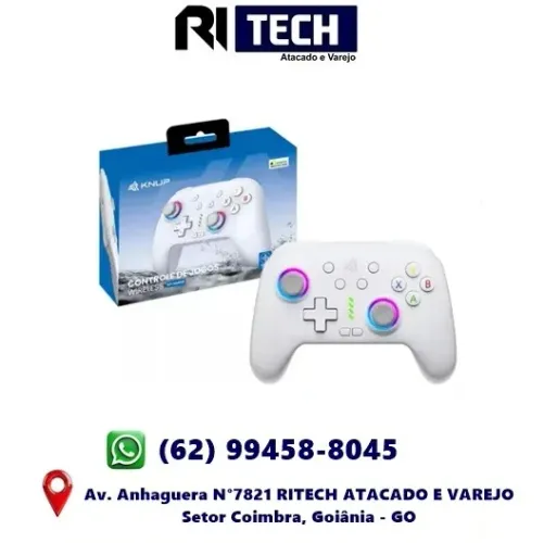 Controle Sem Fio Windows Android iOS Nintendo Switch Bluetooth Botão Macro Turbo