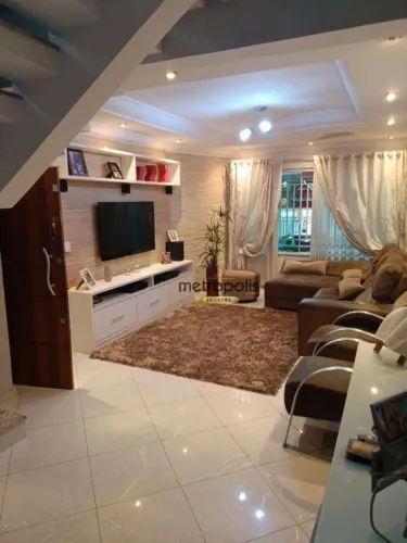 Sobrado à venda, 200 m² por R$ 954.000,00 - Parque Novo Oratório - Santo André/SP