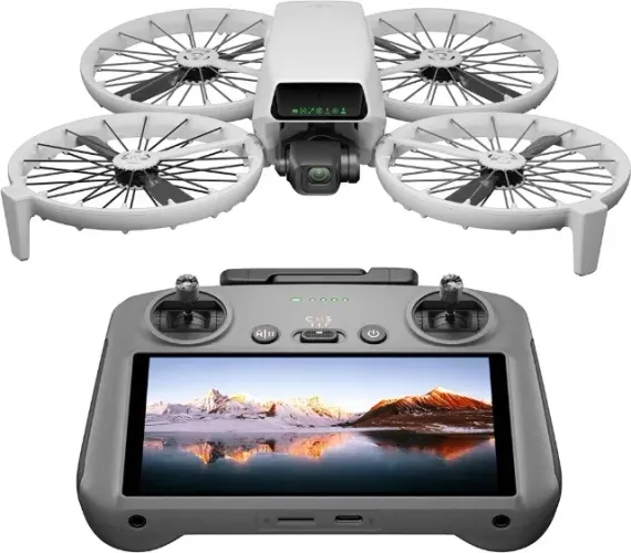 Drone DJI Flip + Controle com tela ( RC 2 )- Lacrado na Caixa