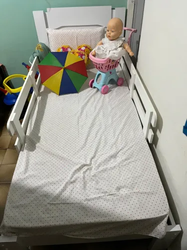 Cama Infantil com Grade de Proteção