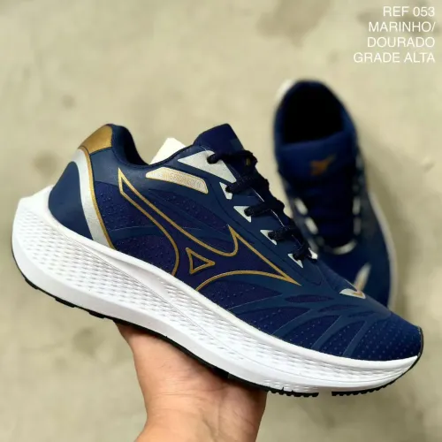 Mizuno Wave Prophecy 11 - Marinho/Dourado - Grade Alta