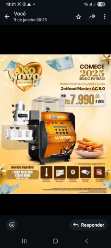 FABRICA DE SALGADOS SEMI NOVA