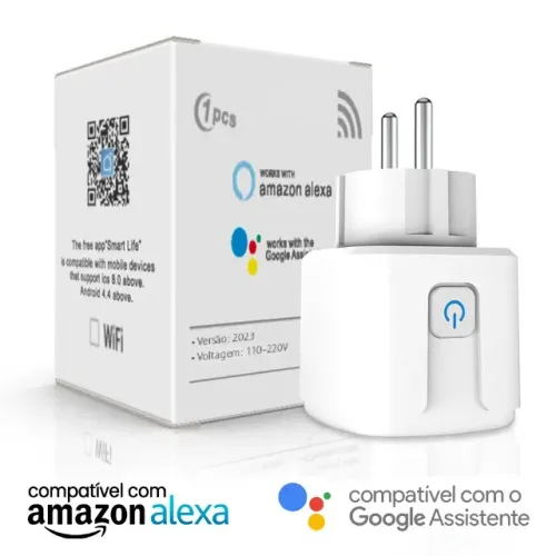 Tomada Inteligente Smart Wifi Google Home Alexa Tuya