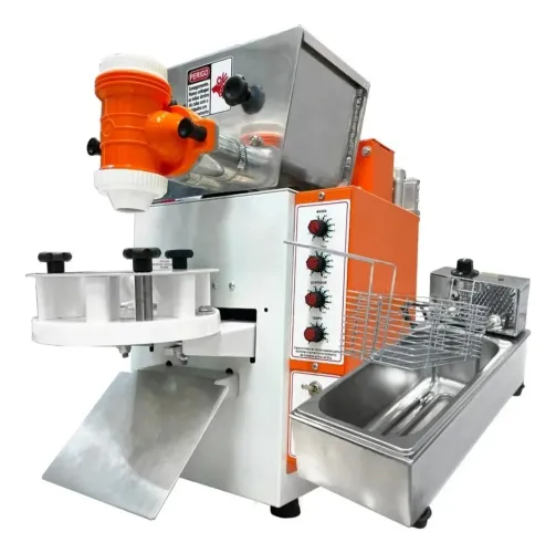 Kit Máquina De Fazer Salgados + Fritadeira Elétrica 3 Litros - seminova