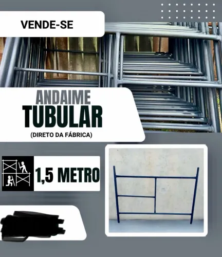 Andaime 1x1,5 direto da fábrica 145 cada peça 