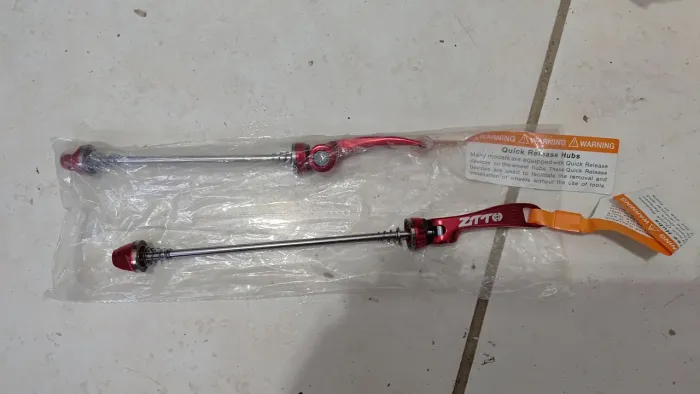 Trava blocagem Quick release espeto rodas speed mtb