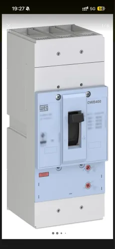 Disjuntor Caixa Moldada WEG 250a trifásico dwb400n-250-3da