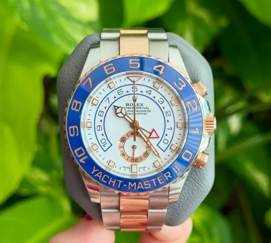 Promoção - Relógio em Aço Inoxidável Estilo Rolex Yacht Master II