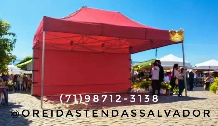 Tenda sanfonada com garantia 