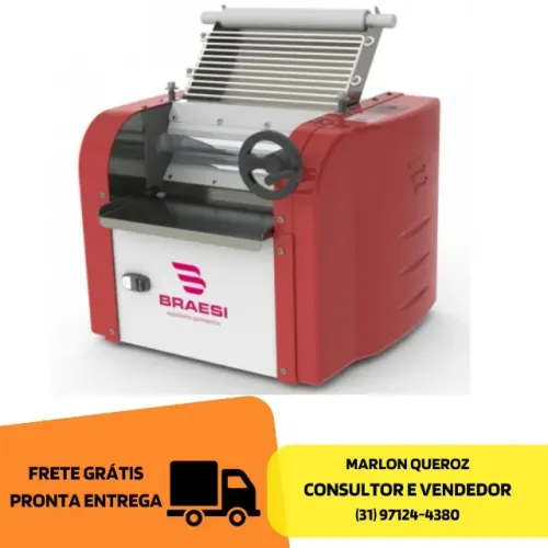 Cilindro de Massas 30CM Braesi Bivolt