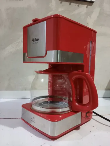 Cafeteira Philco PH31 Inox Vermelha