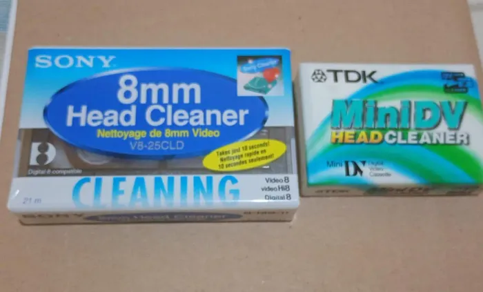 Fita de Limpeza Cabeçote Filmadora 8mm Mini Dv VHS-C