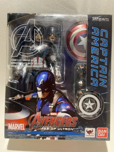 Action Figure SH Figuarts Bandai Capitão América - Vingadores Era de Ultron