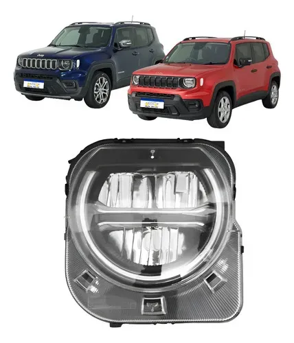 Farol Jeep Renegade 2022 A 2026 Lado Motorista Full Led Novo Esquerdo/motorista