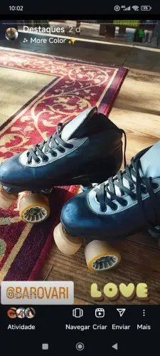 Vendo patins quad importado BAROVARI! 