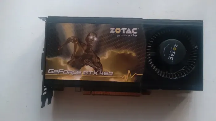 Placa de vídeo VGA Zotac GTX 460 (com defeito. P/conserto ou aproveitar cooler)
