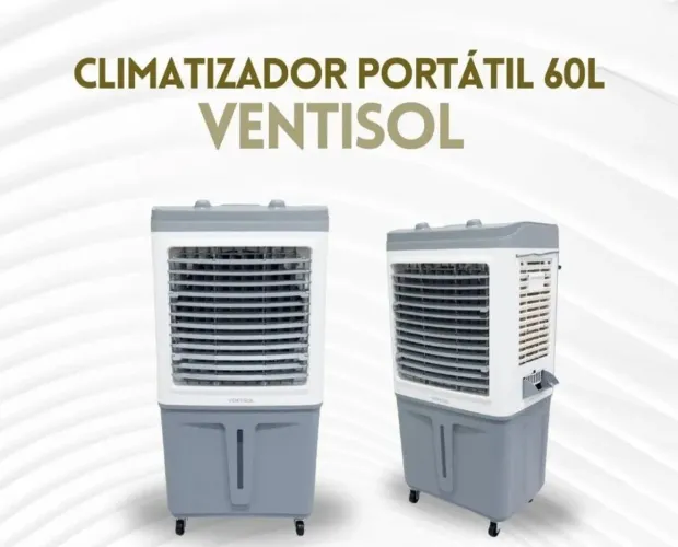 Climatizador Portátil Ventisol 60L - Refresque seus dias!
