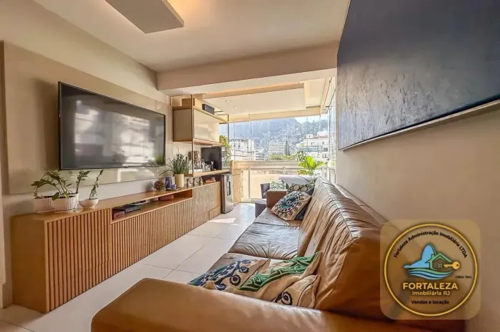 Apartamento em Botafogo 4 quartos (1 suíte) 98 m² Mobiliado Condomínio Vogue Próx. ao metr