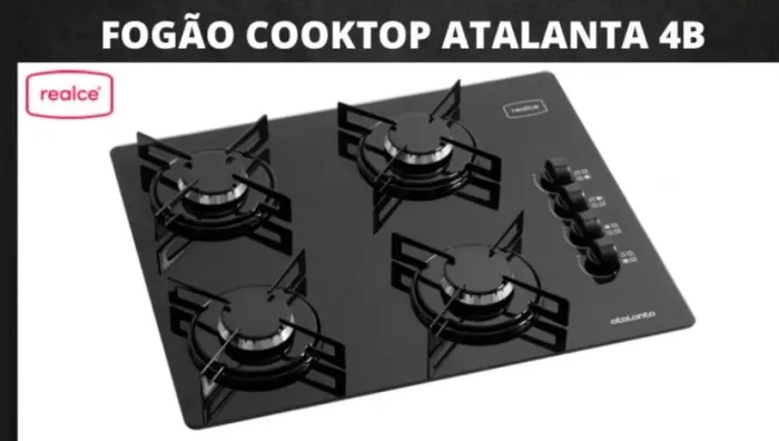 Fogão cooktop 4b 