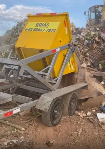 Kit Carreta Reboque com guincho mais 5 Mini Caçambas 