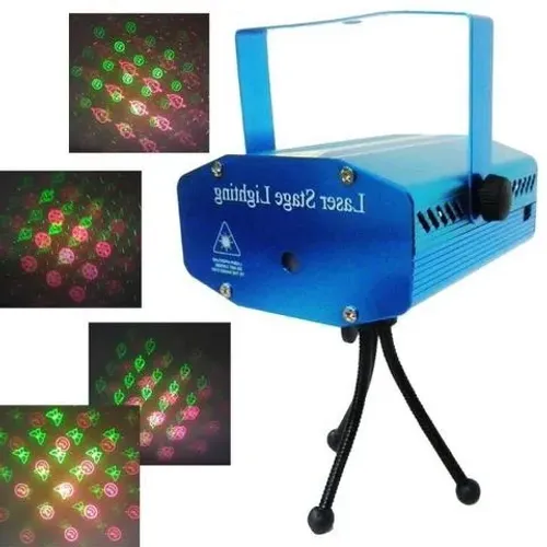Projetor Holográfico, Strobo Mini Lazer Dj Festa Luz Led Efeitos Coloridos