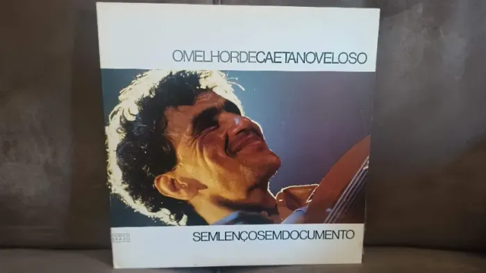 LP Vinil O Melhor de Caetano Veloso Sem Lenço Sem Documento Duplo