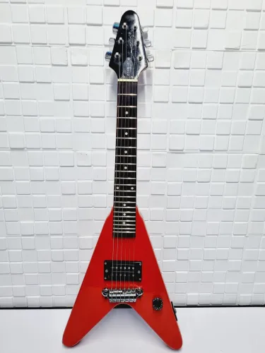 (RARA)Guitarra Epiphone Mini Flying V Veewee/r Destro Vermelho (Usado)