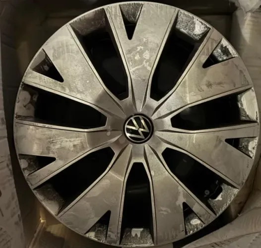 Roda de Ferro Aro 16 T Cross com Calota VW Original