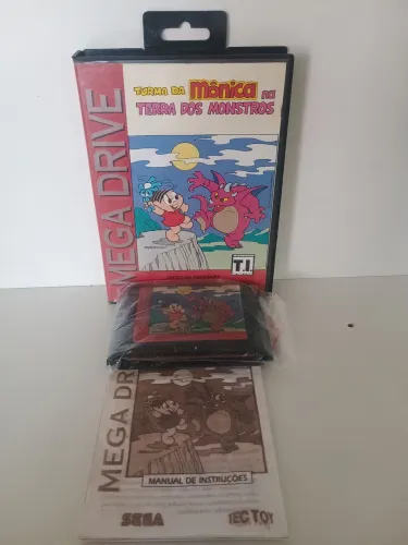Turma da Mônica original na Terra dos Monstros - Mega Drive
