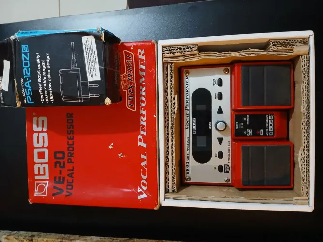 Pedal boss ve-20 com fonte original para voz