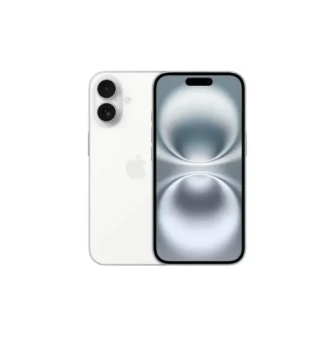 iPhone 16  128GB Cor Branco Anatel Com chip físico  NOVO LACRADO