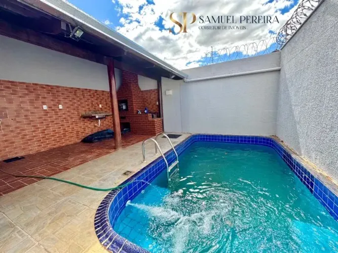 Casa 3 quartos suíte + office Piscina Setor Santa Rita a uma quadra da Avenida São Luiz