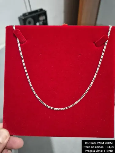 Corrente de Prata 2MM 70CM - Elegância e Estilo
