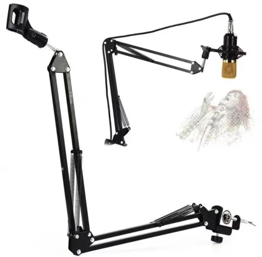 Suporte Articulado para Microfone Profissional